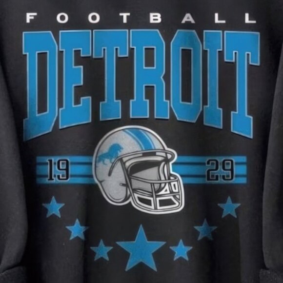 Vintage Style Detroit Football Sweatshirt, Detroit Lion shirt sunday football - Picture 3 of 4